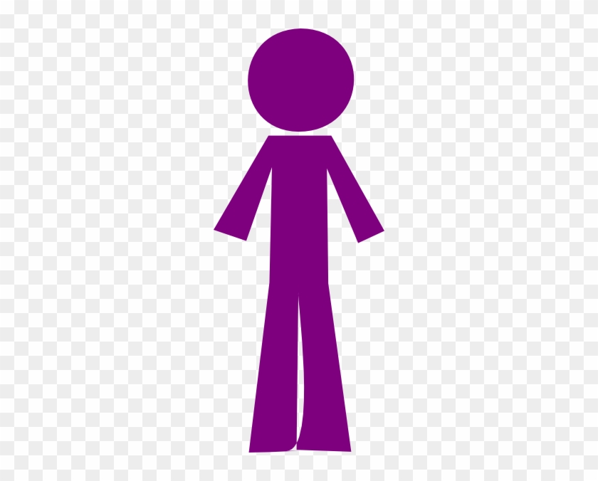 Personstickpurple - Purple Stick Figures #494799