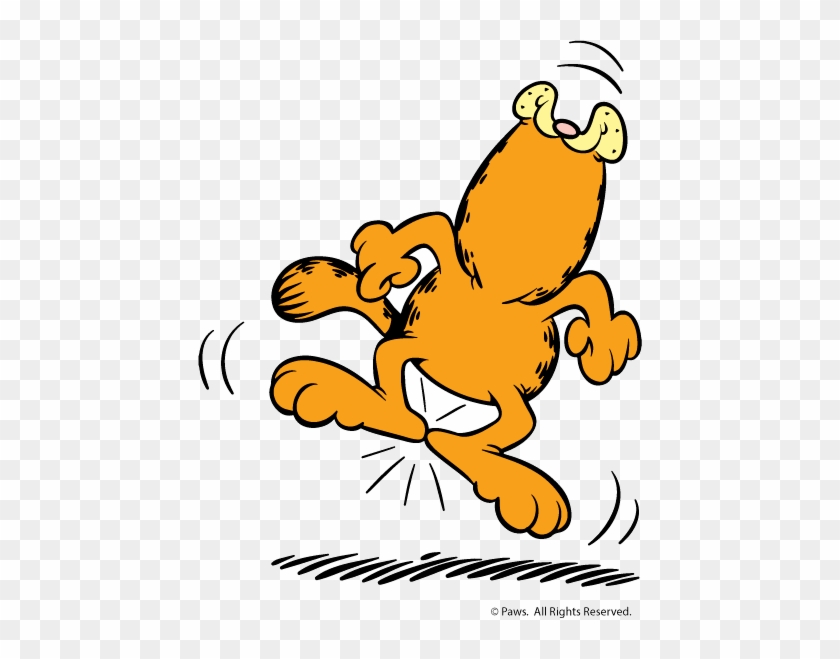 Garfield On Twitter - Garfield Happy #494835