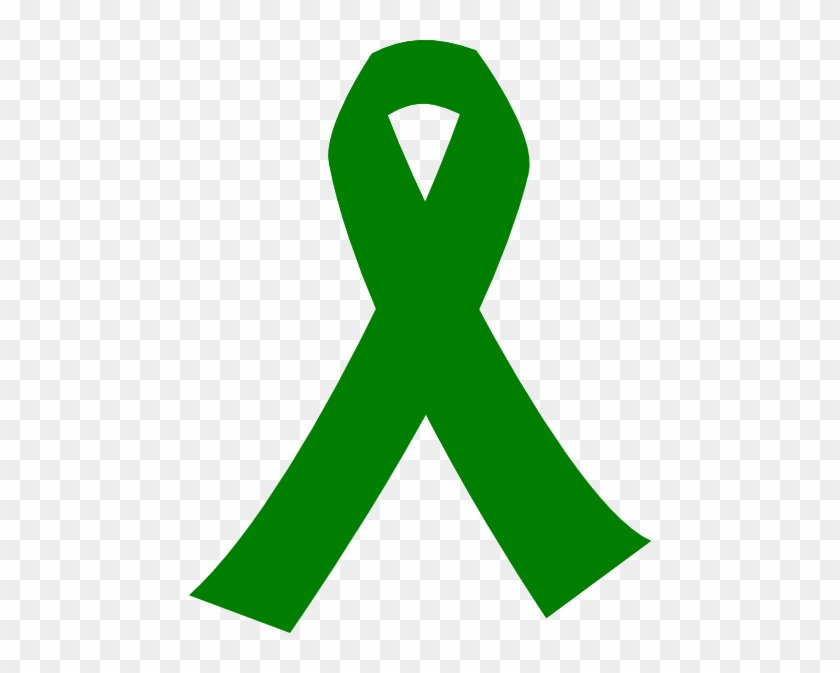 Green Breast Cancer Ribbon #494897