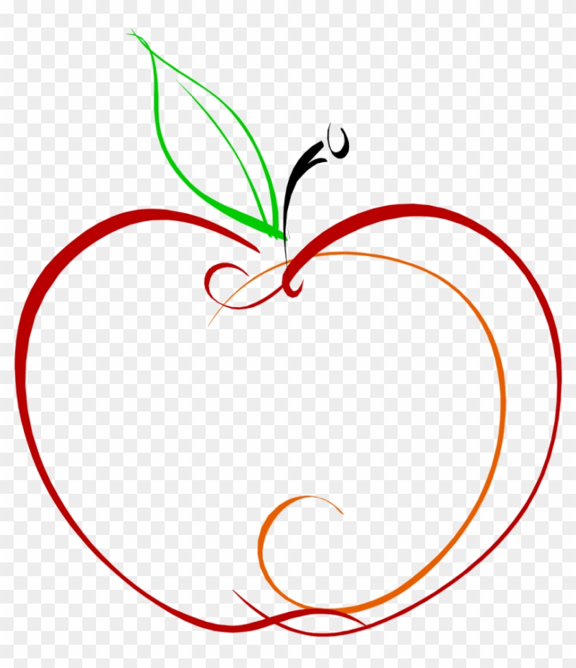 Download Apple Clip Art Apple Outline Clipart Free Transparent Png Clipart Images Download