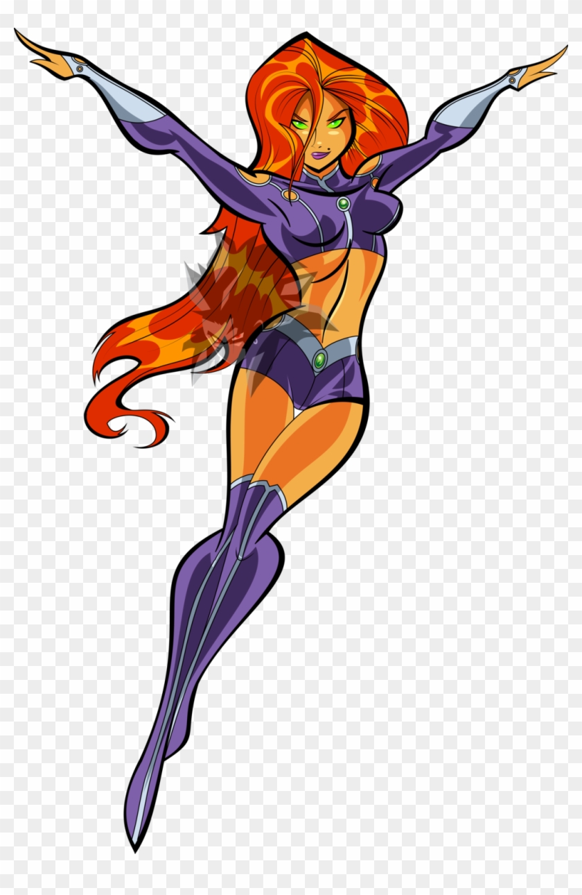 Raven Teen Titan Wallpaper - Starfire Png #495232