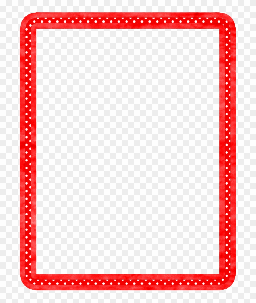 Frame Rood - Red Border Design Png #495404