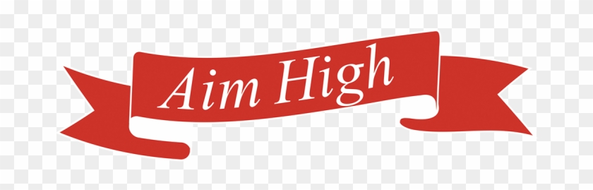 Pin Aim High Clipart - Carmine #495465