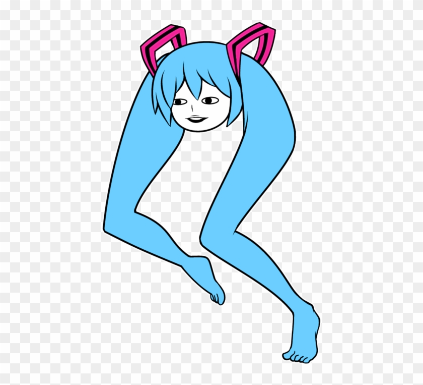 Yessss - Hatsune Miku Hair Leg #495489