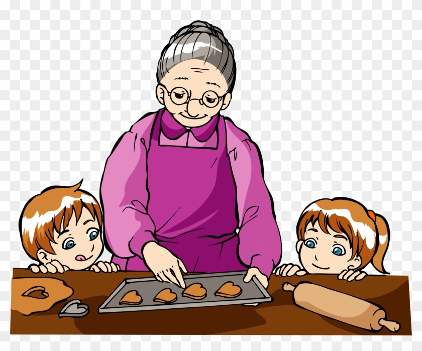 grandma mice clipart