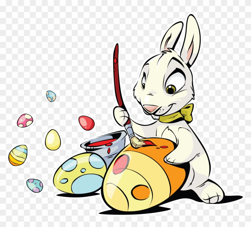 Easter Bunny Easter Egg Rabbit Clip Art - Easter Bunny Easter Egg Rabbit Clip Art #495868