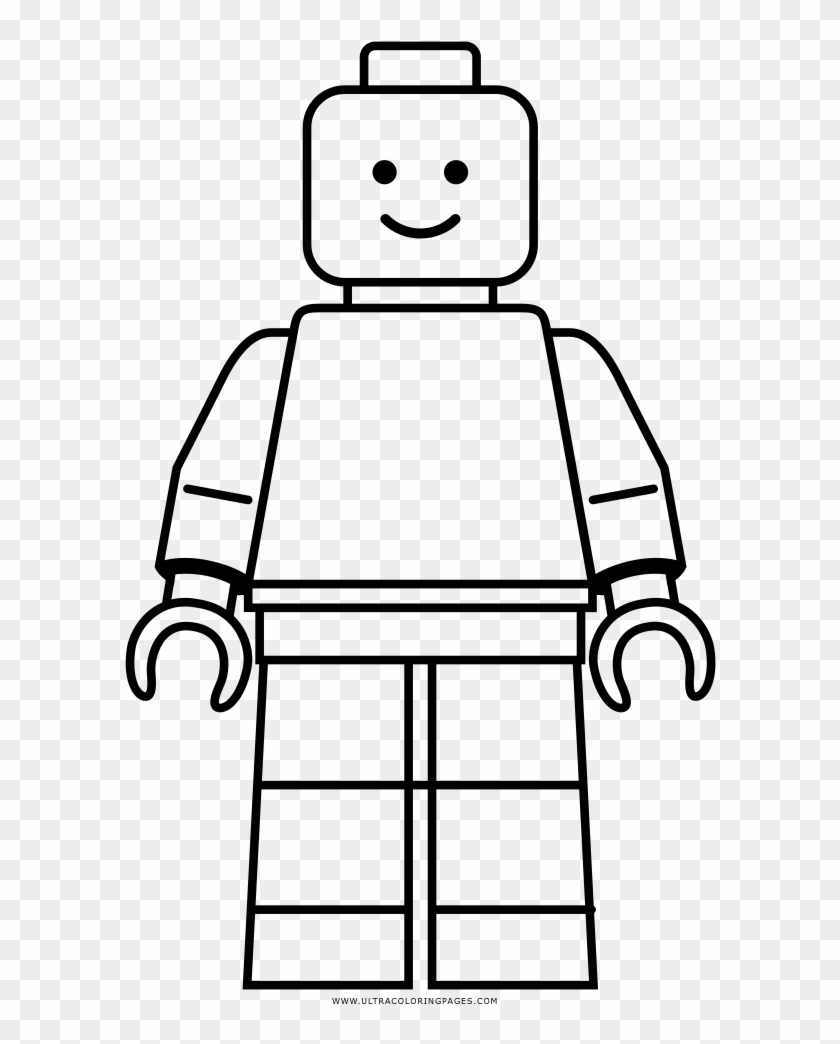 Lego Coloring Page - Lego Minifig Coloring Page #495643