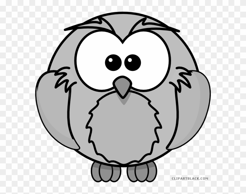 Wise Owl Animal Free Black White Clipart Images Clipartblack - Bird Clipart Black And White #495718