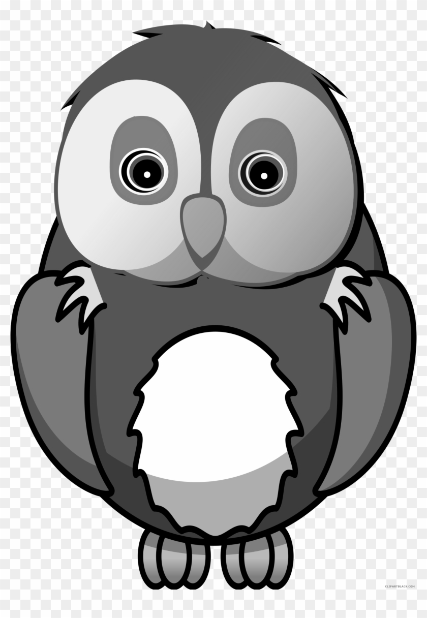 Owl High Quality Animal Free Black White Clipart Images - Awl Clipart #495735