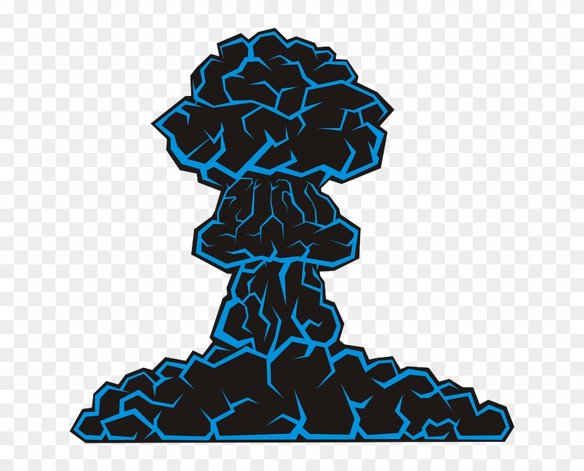 Mushroom Cloud, Atomic Bomb, Boom, Cloud - Mushroom Cloud Clip Art #495752