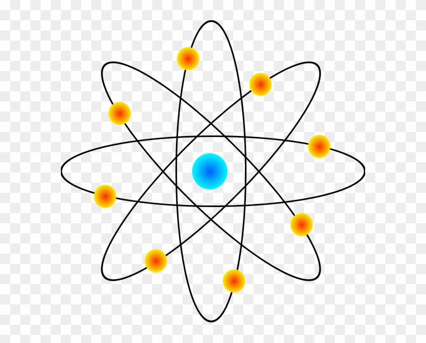 Atom Science Atom Clipart - Atom Model Clipart #495759