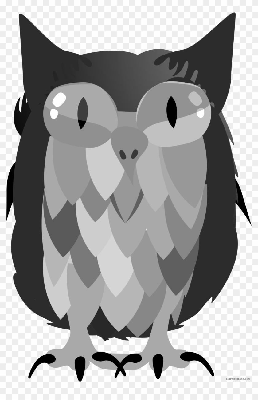 Owl High Quality Animal Free Black White Clipart Images - Cartoon #495771