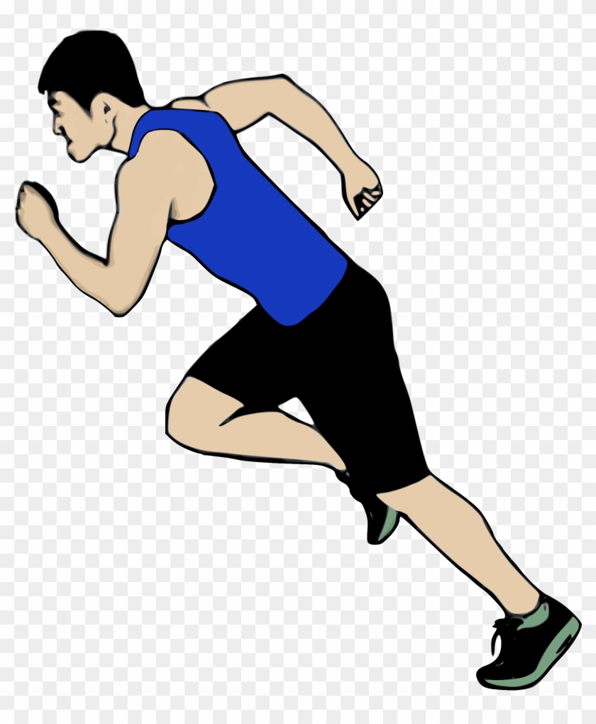 Clipart - Clip Art Man Running #495776