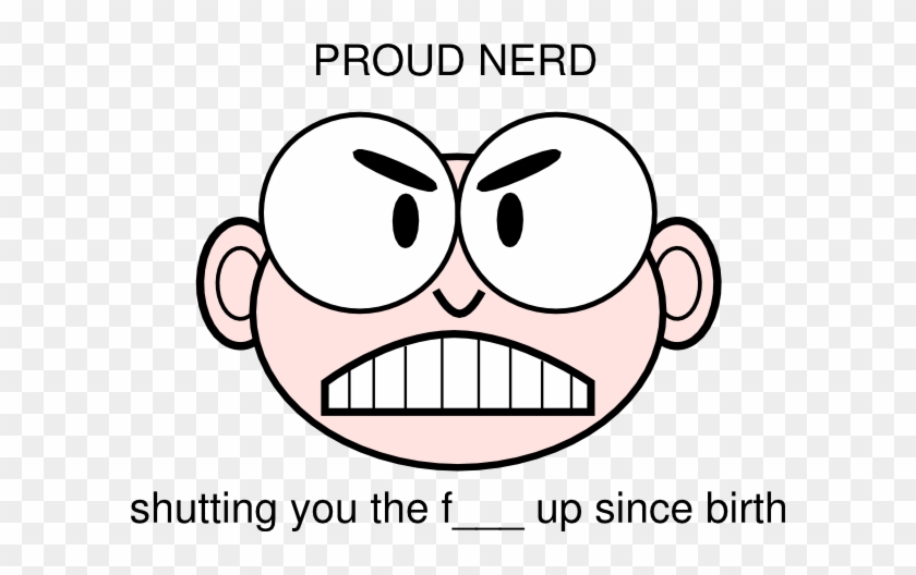 Proud Nerd Clip Art - Cartoon #495829