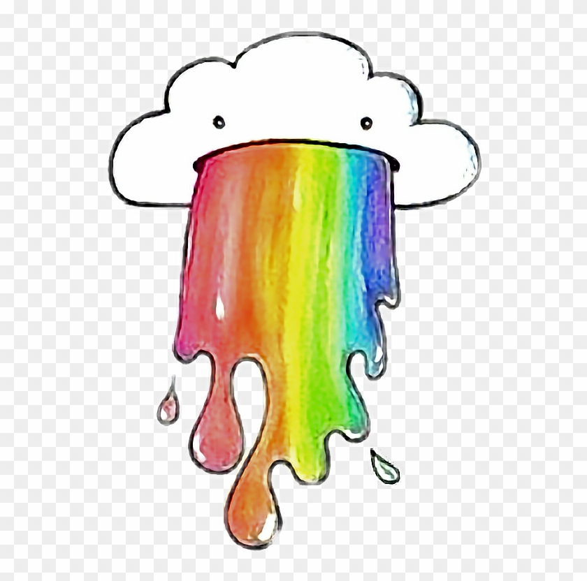 Tumblr Cloud Rainbow Cute - Cute Things To Draw #495898