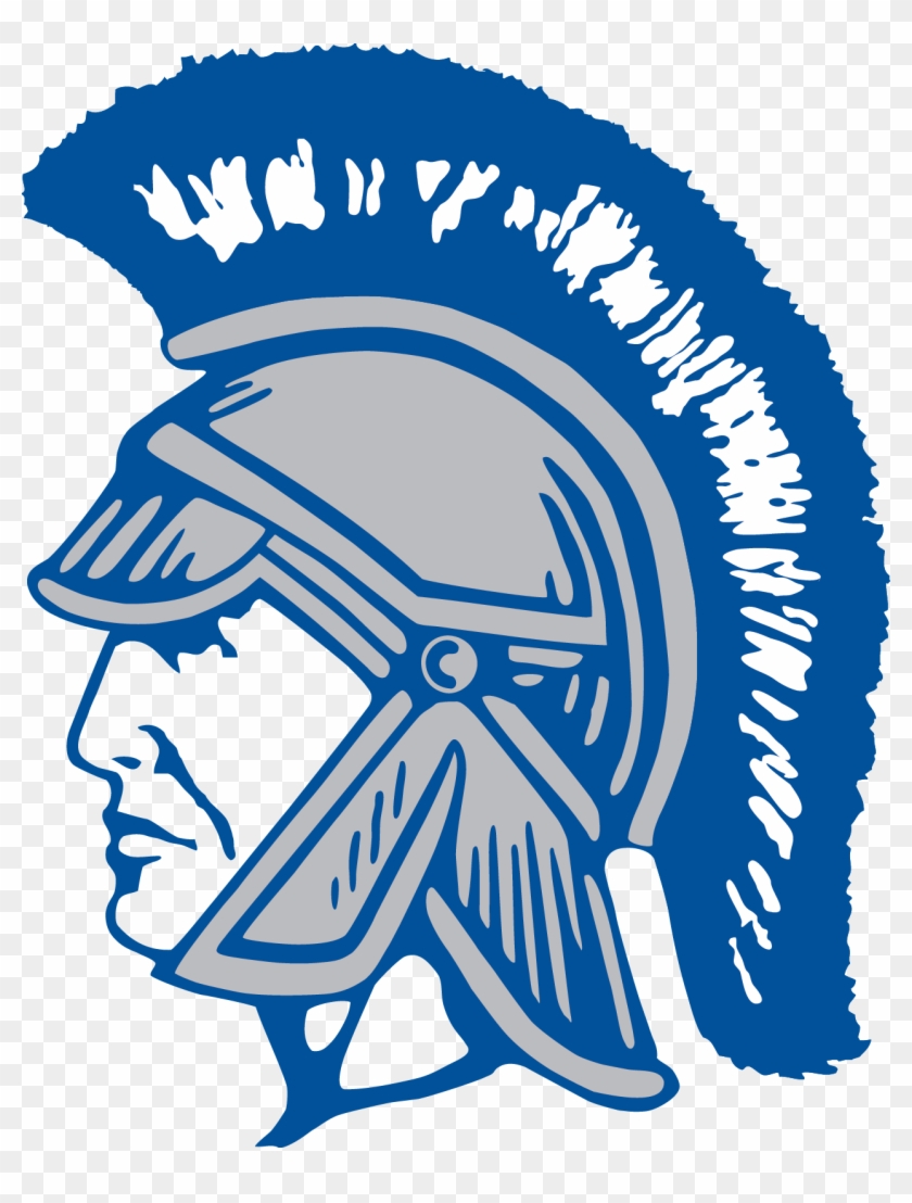 2015-2016 Student And Parent Handbook - Blue Trojan Head Logo Transparent #495973