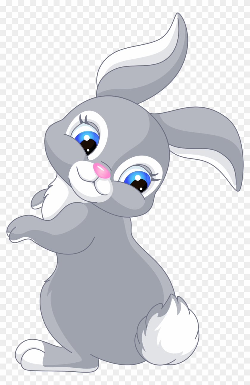 Easter Bunny Rabbit Hare Cartoon Clip Art - Easter Bunny Rabbit Hare Cartoon Clip Art #496256