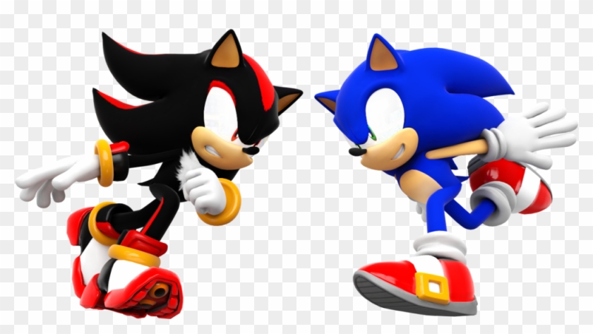 Reversed Clipart Kid Shadow - 3d Sonic Vs Shadow #496288