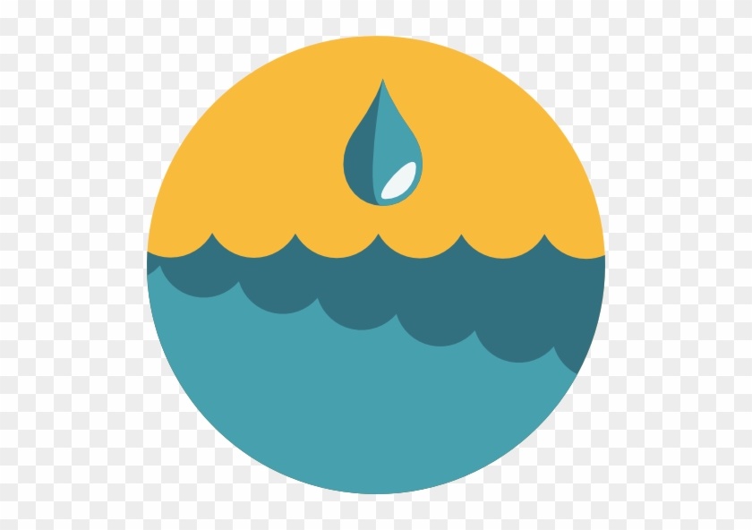 Remember, As You're Learning, That Water Pollution - Water Icon Png #496377
