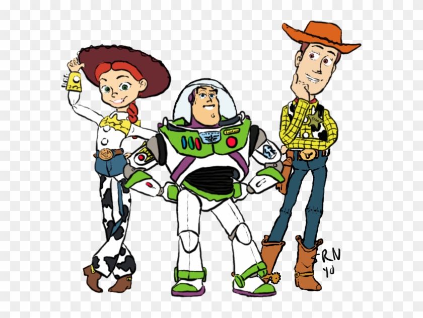 Jessie Buzz Woody By Roflbananas On Deviantart - Buzz Woody And Jessie #496442