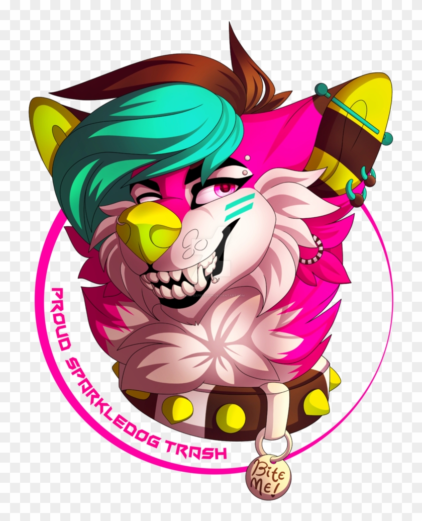 Proud Sparkledog Trash By Flame-expression - Flame #496466