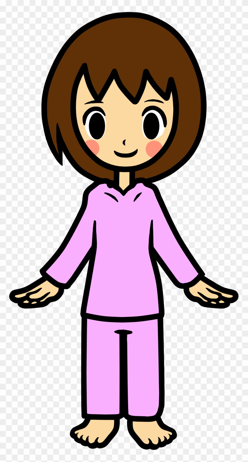 Pajamas Boy Girl Clothing Clip Art - Pajamas Boy Girl Clothing Clip Art #496557