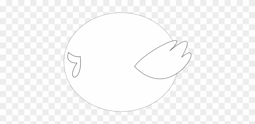 Peace Dove 1 73 Black White Line Art Christmas Xmas - Circle #496617