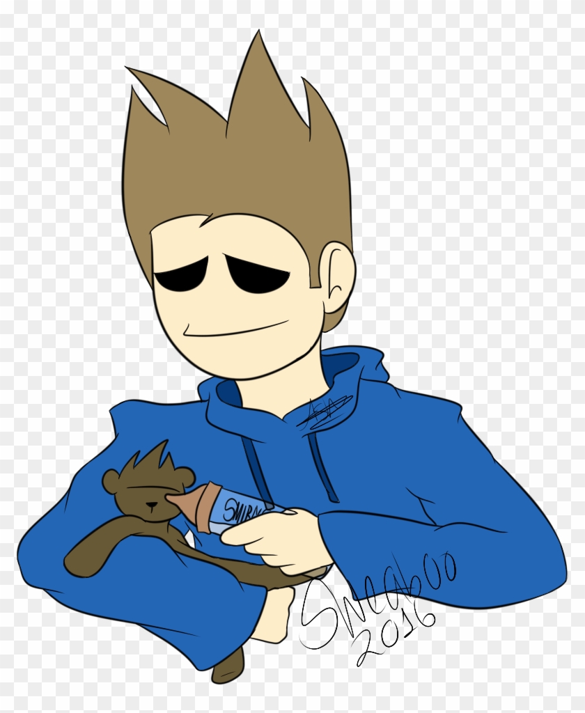 Tom W/ A 'baby' By - Cartoon #496703