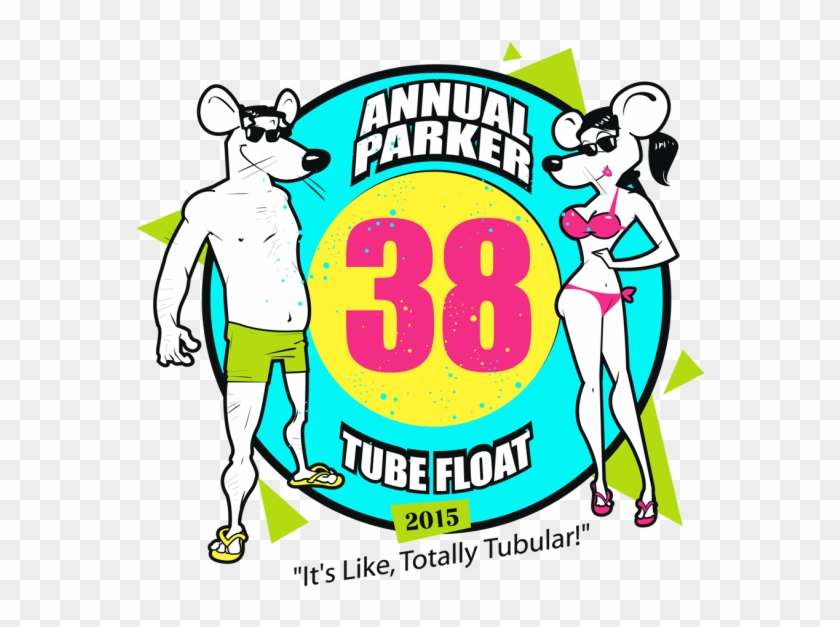 38th Annual Parker Tube Float - Cartoon #496747