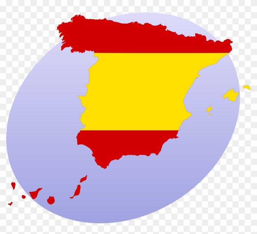 Portal Clipart Mini - Spain Flag Silhouette #496750