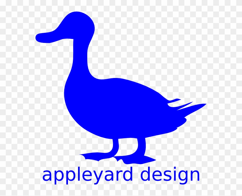 Appleyard Logo Clip Art - Duck Silhouette #496874