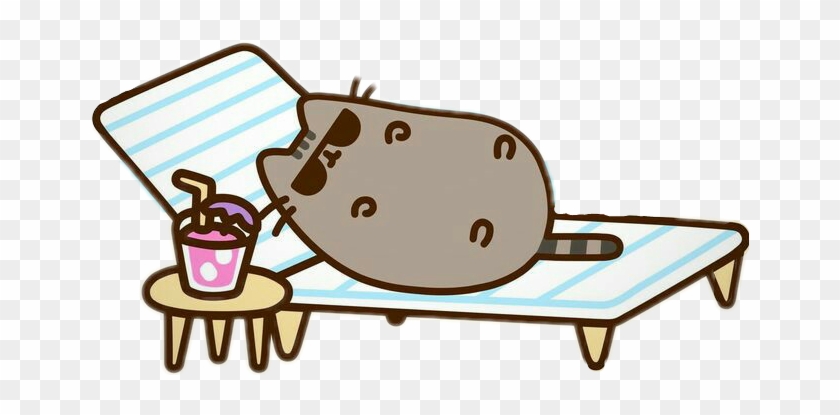 Report Abuse - Pusheen The Cat Edible Cake Topper #496873