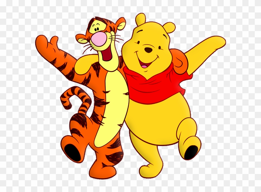 Cartoon - Winnie The Pooh And Tiger - Free Transparent PNG Clipart Images  Download