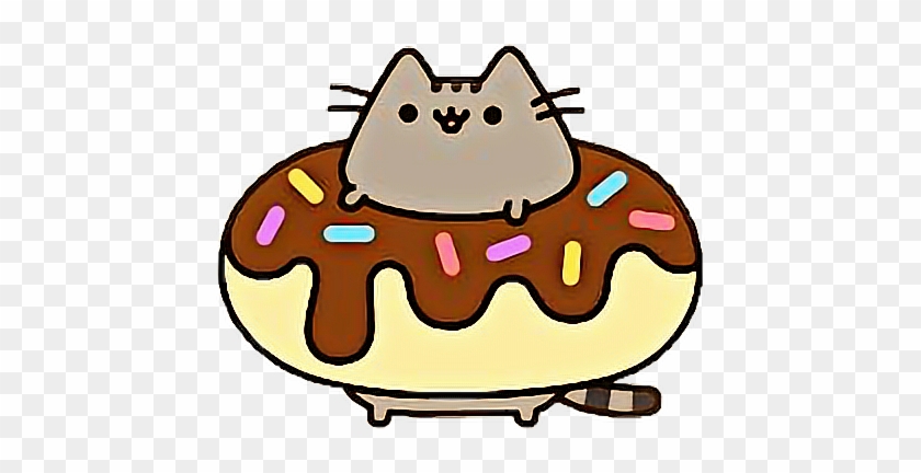 Donut Donuts Doughnut Doughnuts Pusheen Chocolate Sprin - Pusheen Sticky Notes [book] #496892