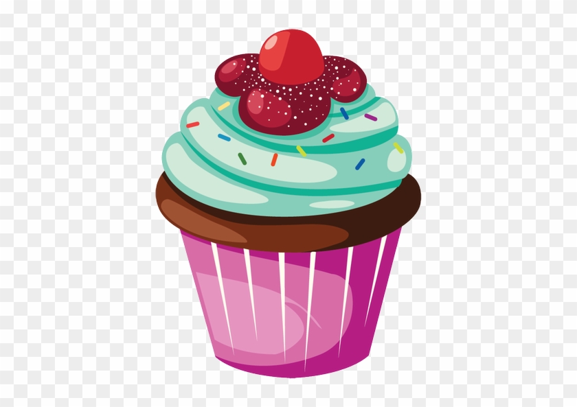 Cupcake Icon - Cupcake Vintage Vector Png #497026