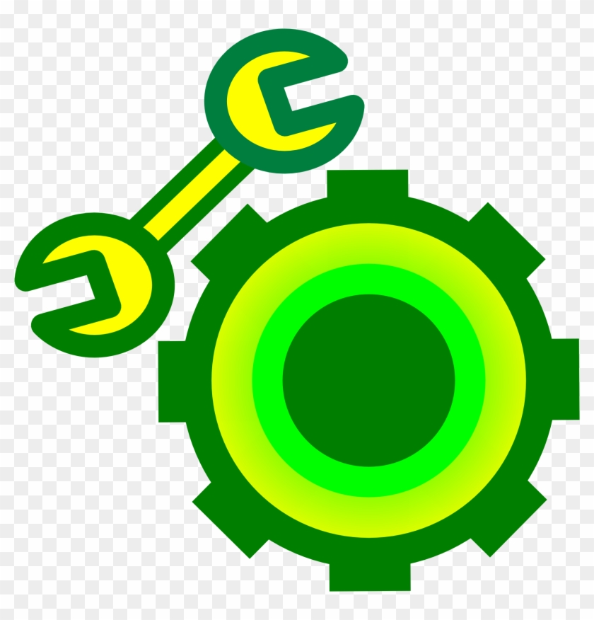 Clip Art - Gear Wrench - Clip Art - Gear Wrench #497076
