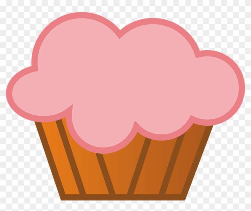 Cartoon Cupcakes Clipart 26, - Dessert #497075