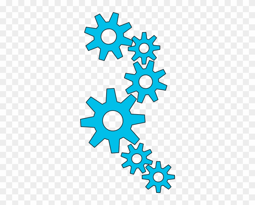 Gears 6 Clip Art - Clip Art #497166
