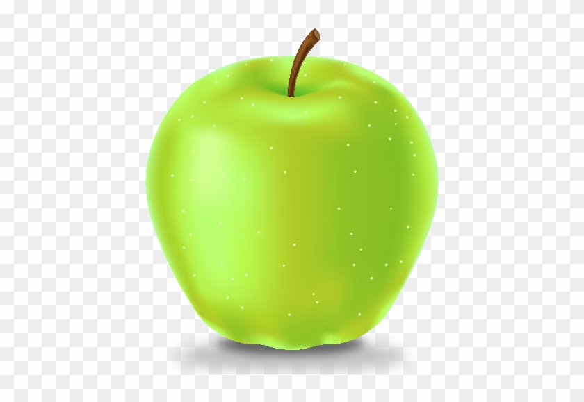 Green Apple Icon - Green Apple Vector Png #497285