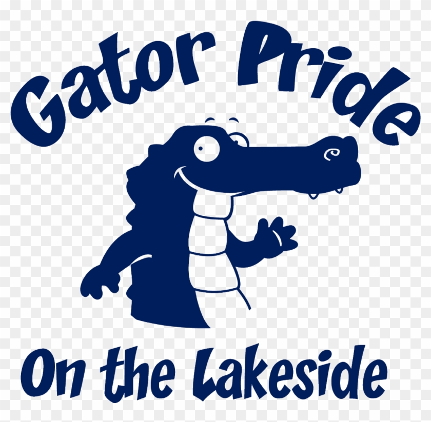 Gleason Lake Gator Pride On The Lakeside Logo - Hold On! Save Point Mousepad #497367