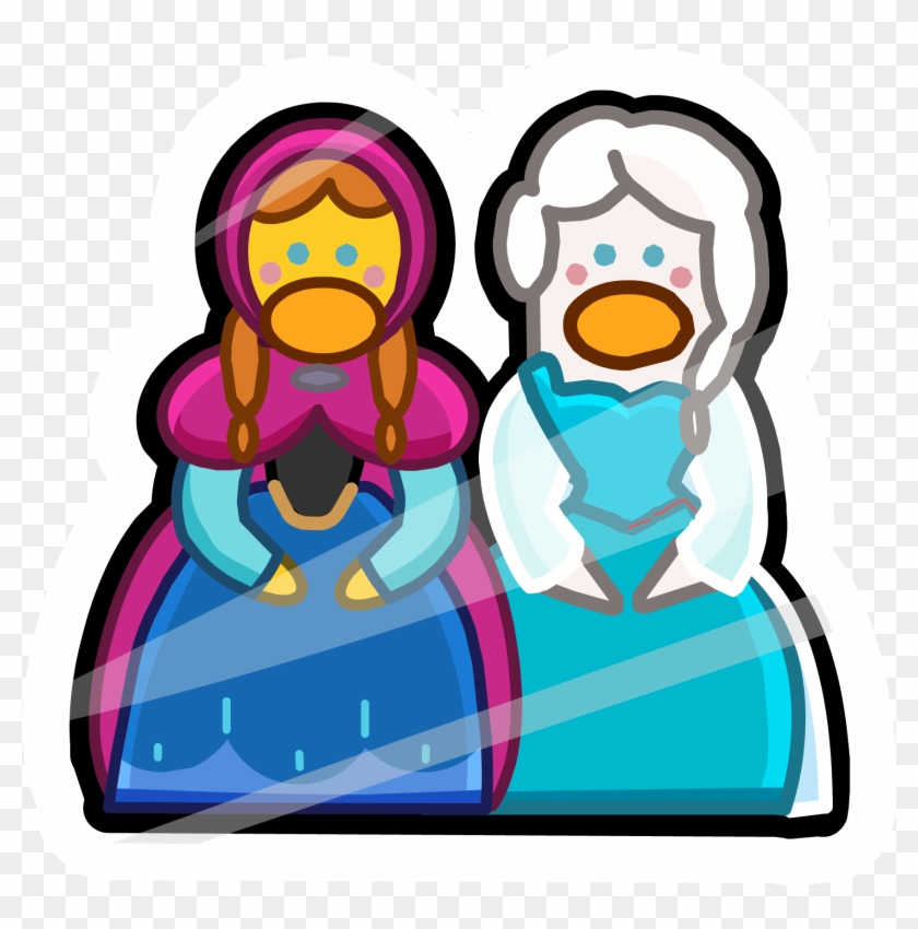 Anna And Elsa Pin - Anna And Elsa Pin #497562