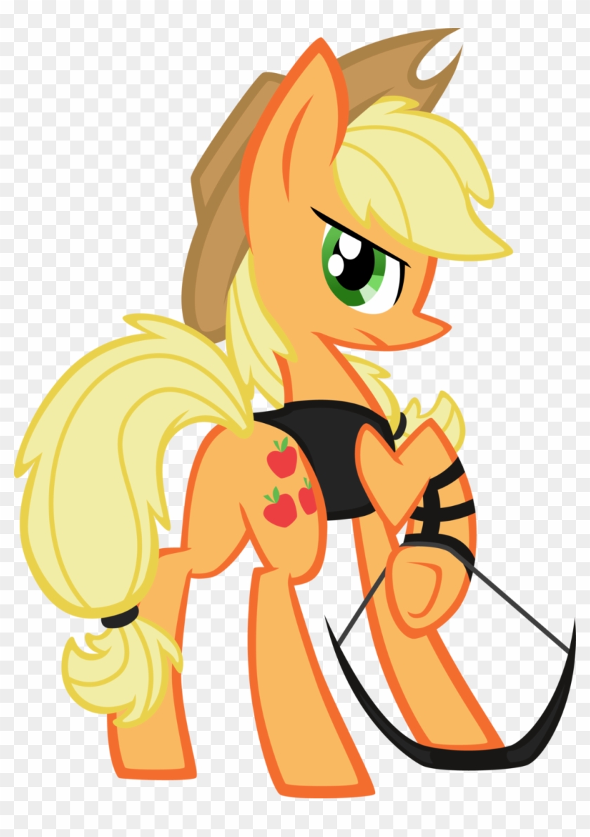 Hawkeye Applejack By Agentkirin - Apple Jack Mlp Fanart #497587