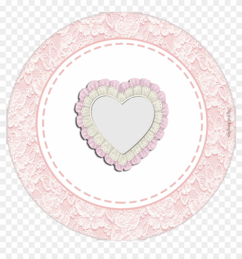 Baptism Pink Free Printable Kit 020 - Heart #497782