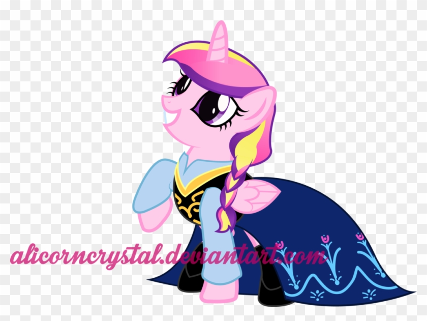Princess Cadence By Alinadreams00 - My Little Pony Frozen Anna #497890
