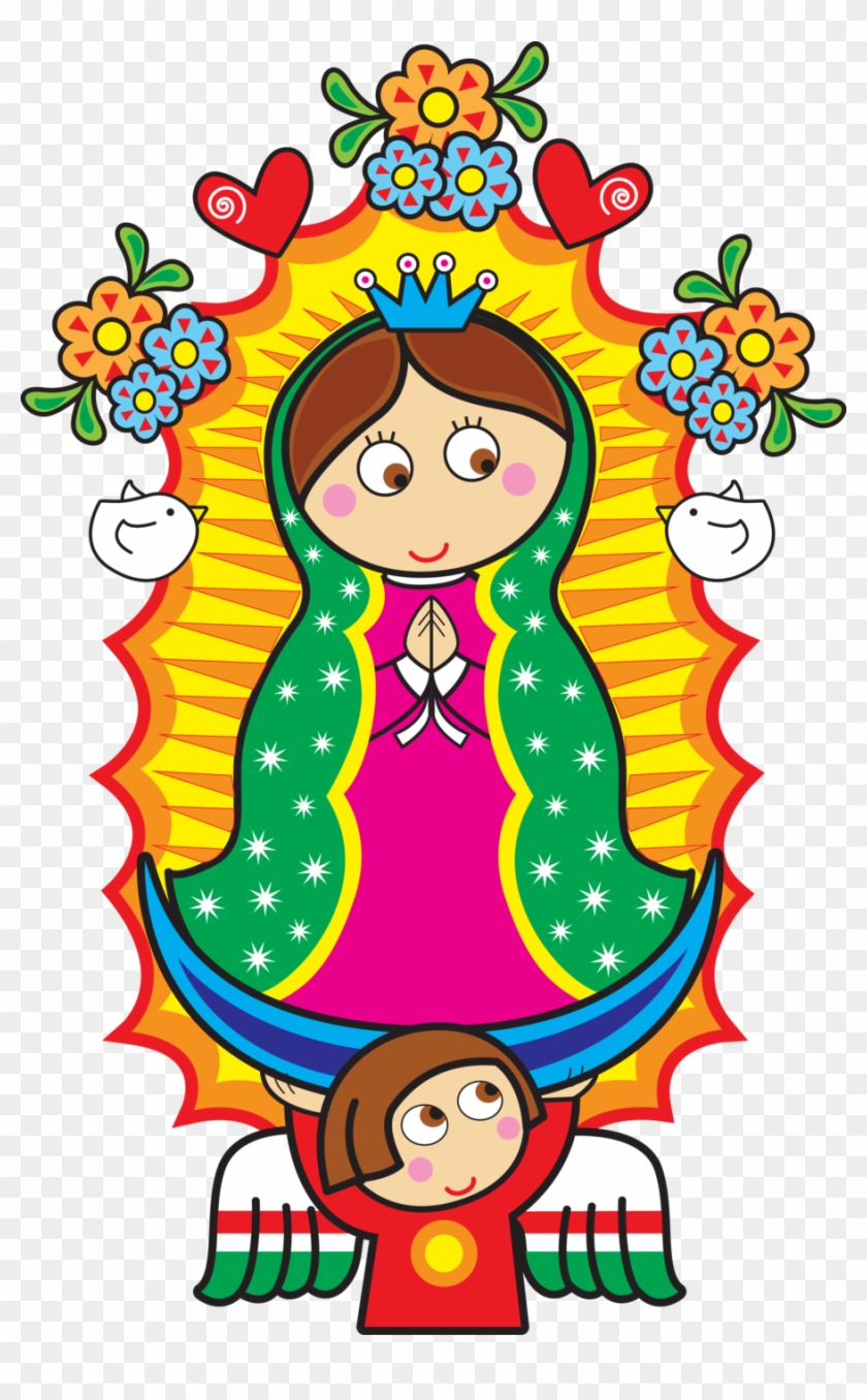 La Misma Imagen, Pero Más Grande Y Más Mejor - Virgen De Guadalupe Caricatura #497970