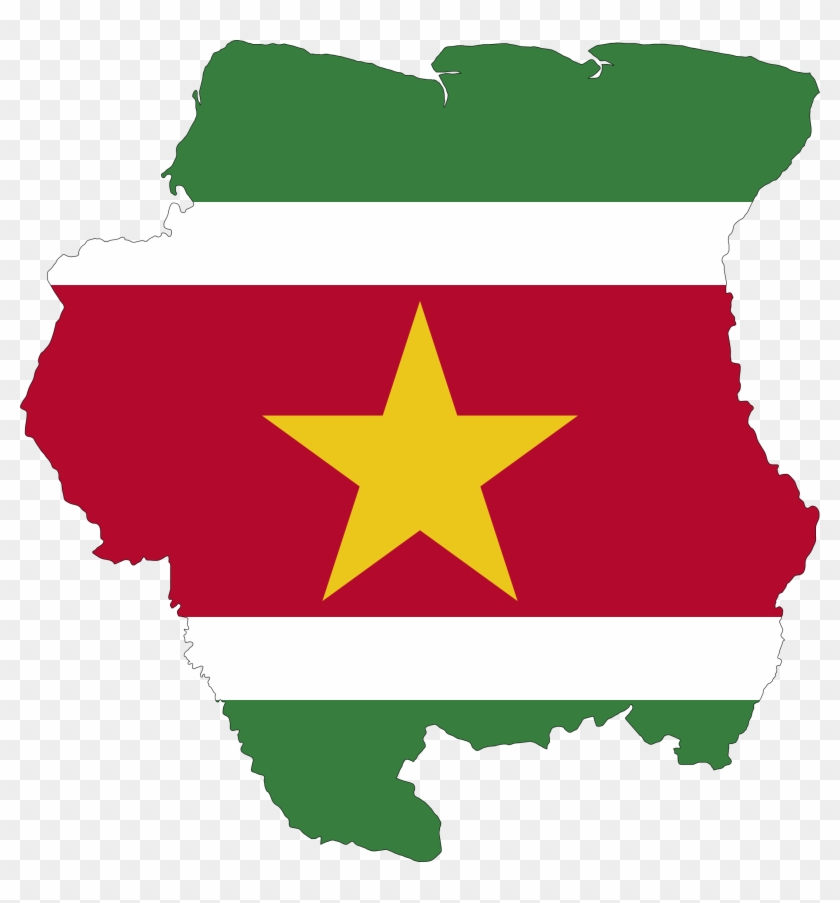 This Free Icons Png Design Of Suriname Map Flag - Suriname Flag And Country #497983