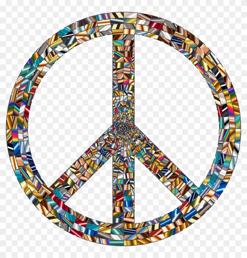 Prismatic Peace Sign 16 No Background - Peace Sign Transparent Background #498101