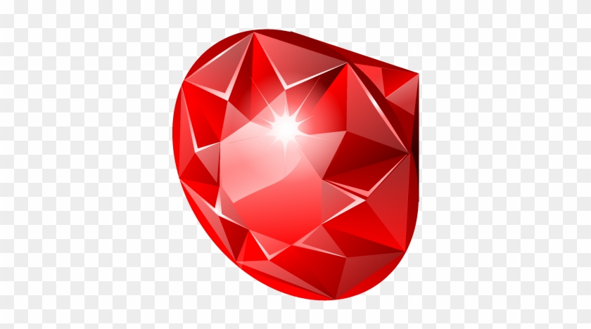 Crystal Clipart Ruby Stone - Ruby Icon #498160