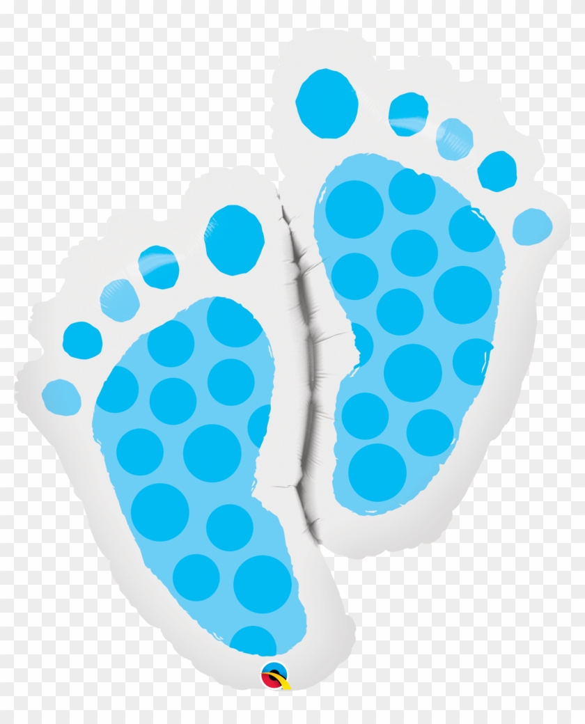 Qualatex 35 Inch Supershape Foil Balloon - Baby Feet #498220