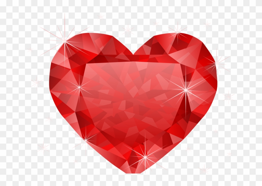 Ruby Heart Wallpaper Hd Wallpapers13 Com - Red Crystal Heart Png #498230